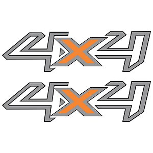 Emblema Adesivo 4x4 Ford Ranger 2017 Par