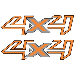 Emblema Adesivo 4x4 Ford Ranger 2017 Par
