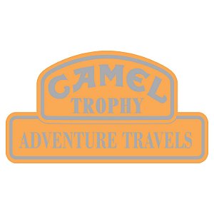 Emblema Adesivo Camel Jeep Willys Renegade Cherokee 8x15