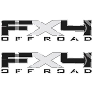 Par Adesivos Fx4 Off Road Ford
