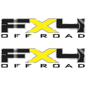 Par Adesivos Fx4 Off Road Ford