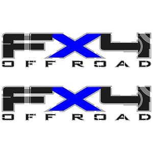 Par Adesivos Fx4 Off Road Ford