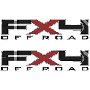 Par Adesivos Fx4 Off Road Ford