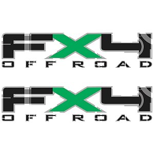 Par Adesivos Fx4 Off Road Ford