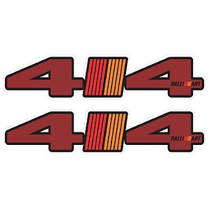 Par Adesivos 4x4 Mitsubishi Ralli Art Personalizado