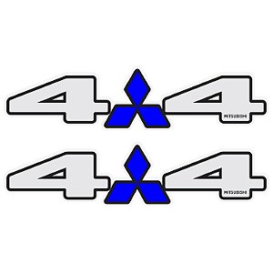 Par Adesivos 4x4 Mitsubishi
