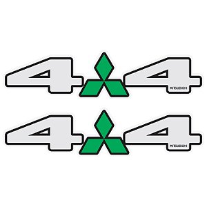 Par Adesivos 4x4 Mitsubishi