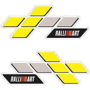 Par Adesivo Bandeira Ralli Art