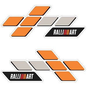 Par Adesivo Bandeira Ralli Art