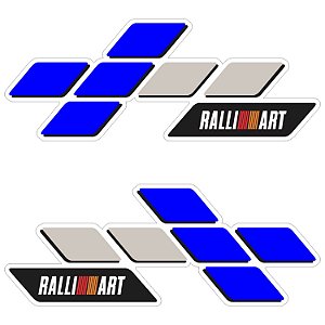 Par Adesivo Bandeira Ralli Art