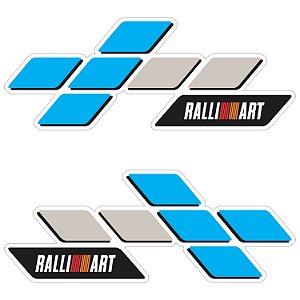 Par Adesivo Bandeira Ralli Art