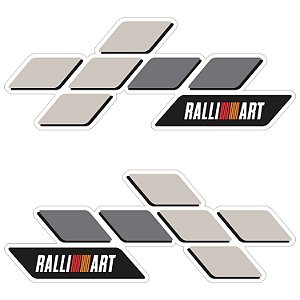 Par Adesivo Bandeira Ralli Art