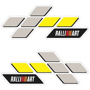 Par Adesivo Bandeira Ralli Art