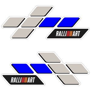 Par Adesivo Bandeira Ralli Art