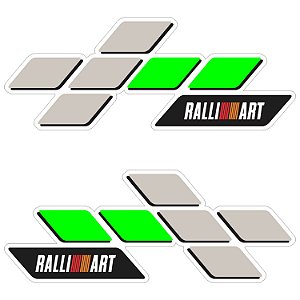 Par Adesivo Bandeira Ralli Art