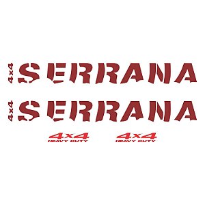 Kit Adesivo Nissan Frontier Serrana-4x4