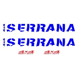 Kit Adesivo Nissan Frontier Serrana-4x4