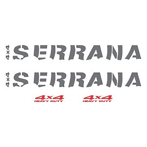 Kit Adesivo Nissan Frontier Serrana-4x4