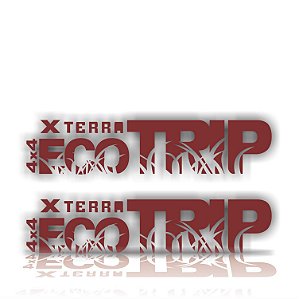 Adesivo Faixa Lateral Nissan Xterra Eco Trip 4x4