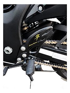 1par-protetor/pedaleira Suzuki Hayabusa Gsx 1300r Branco/ver