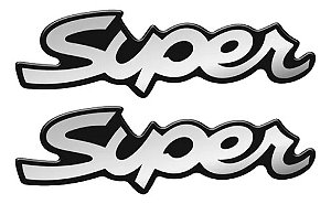 2 Adesivos Super Compatível Corsa 1996/2001 Resinado Cromado