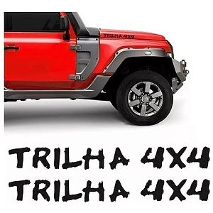 Ad Trilha 4x4 Troller T4 2015/2020 Faixa Capô Lat Cor Preto