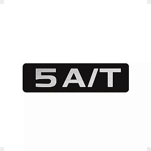 Adesivo 5 A/t Compatível Frontier Emblema Tampa Traseira