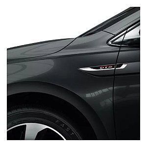 Adesivo Aplique Lateral Polo Gts Volkswagen Emblema Resinado