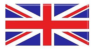 Adesivo Bandeira Inglaterra Land Rover Emblema - Genérico
