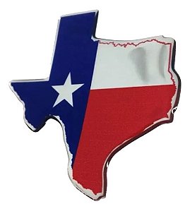 Adesivo Bandeira Texas Resinado Emblema Carro Moto Texas