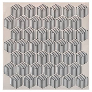Pastilha Adesiva Resinada Colmeia Cubo Kit 4 Placas 3M
