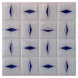 Pastilha Adesiva Quadrada Náutico Kit 4 Placas 3 M
