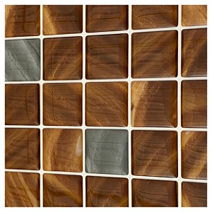 Pastilha Adesiva Quadrada Marte Kit 4 Placas Adesivo 3M