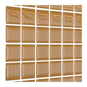 Pastilha Adesiva Marrom Seridó Kit 4 Placas Adesivo 3M