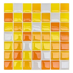 Pastilha Adesiva Miscelânea Amarela Kit 4 Placas Adesivo 3M