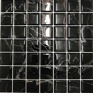 Pastilha Adesiva Granito Preto Kit 4 Placas 3 M