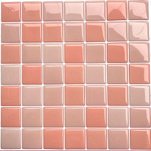 Pastilha Adesiva Resinada Laranja Nude Kit 4 Placas 3M