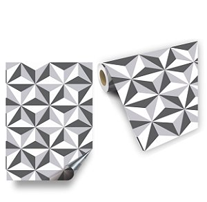 Papel de Parede Decorativo Geométrico Material 3 M