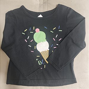 Camisa manga longa menina Tam 1