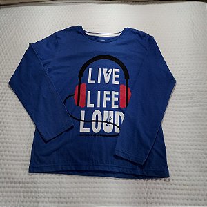 Camisa manga longa  menino  Tam 8