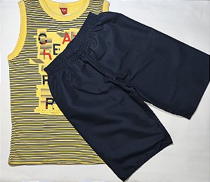 Conjunto verão menino juvenil Regata/shorts Tam 12
