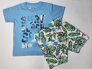 Conjunto verão menino Camisa /shorts Tam 4