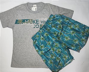 Conjunto verão menino Camisa /shorts jeans 10