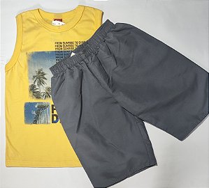 Conjunto verão menino Regata /shorts Tam 8