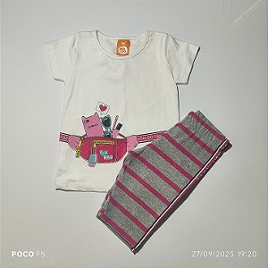 Conjunto Feminino Infantil Tam 4 Upaloo