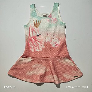 Vestido Mundi Infantil Rosa Tam 4