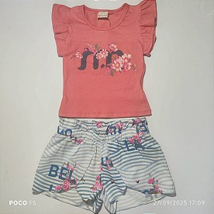 Conjunto Infantil Shorts e Blusa Tam 4