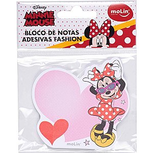 Bloco de Notas Adesivas Fashion - Minnie Mouse - Molin