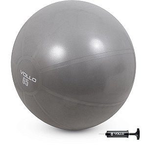 Bola Suiça Pilates e Yoga com bomba 65 cm - Vollo