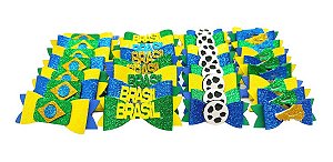 kit 20 laço Lacinhos glitter COPA P,M &G PetShop Cães Gatos